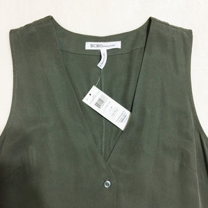 BCBGeneration Cuffed Romper